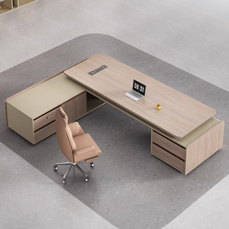 Boss desk office desk casual modern president manager desk supervisor table and chair combination light luxury executive desk office furniture