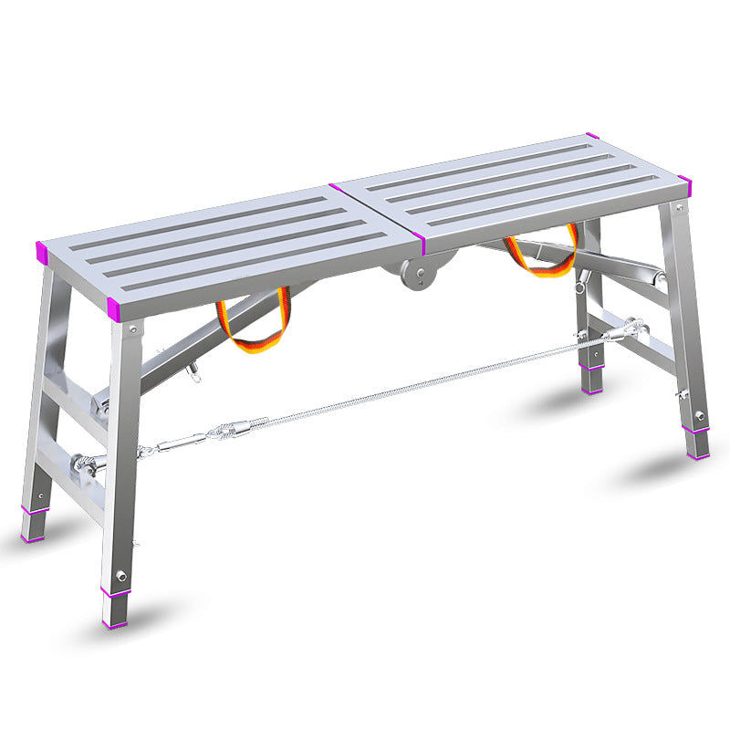 Dengyue portable folding telescopic stool single and double support scaffold hot dip galvanized folding footstool directly from the manufacturer