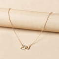 Wholesale heart necklaces - european & american style, autumn/winter jewelry, women's elegant, fashionable, minimalist, light luxury, high-end sweater chains