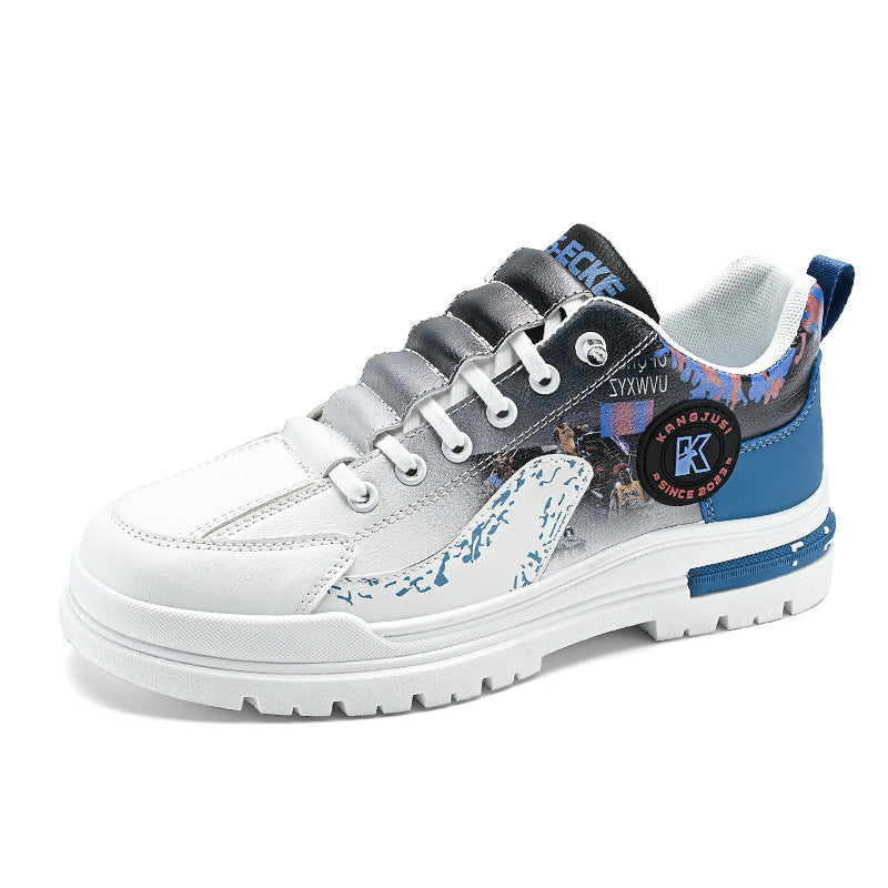 2026 spring men's new arrivals: chunky sole casual sneakers - versatile, slip-resistant, wear-resistant, height-increasing, trendy work shoes - hot seller!