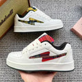 2026 summer new arrival: unisex retro couple's casual sneakers - "mandarin duck" checkered design, bread style, lightning bolt detail, versatile and stylish