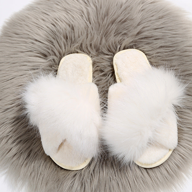 Fall and winternew arrivalmofu slippersplus size cross-border slippers indoor and outdoor slippers women inspopularheattech cross slippers