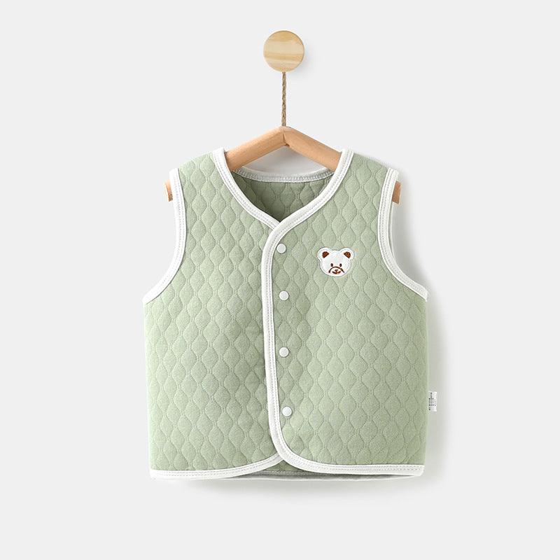 Baby vest - spring/autumn outerwear, newborn romper, autumn/winter vest, unisex kids' waistcoat, infant and toddler waistcoat
