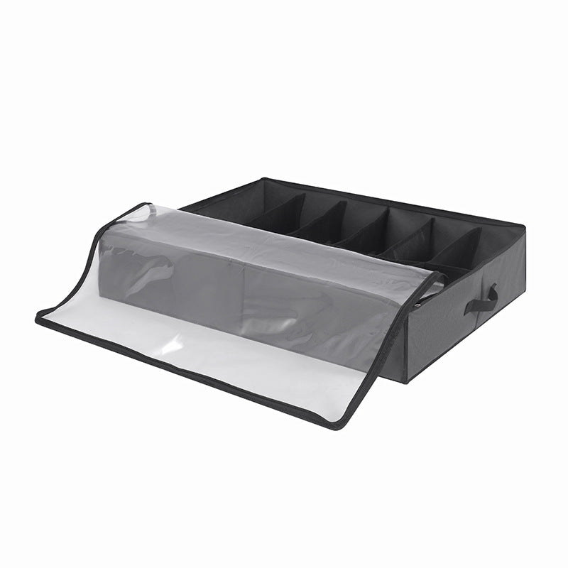 shoe storage bag drawer type under bed shoe storage rack with transparent cover shoe storage box wholesale