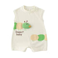 Newborn baby romper bodysuit - quick-dry summer stretch knit onesie (unisex)