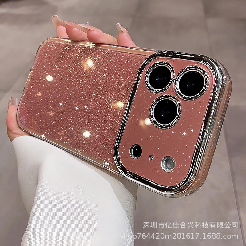Jelly glitter: instantly transform your phone with 17 large view windows - iphone 16 pro max case, apple 17 trending protective cover