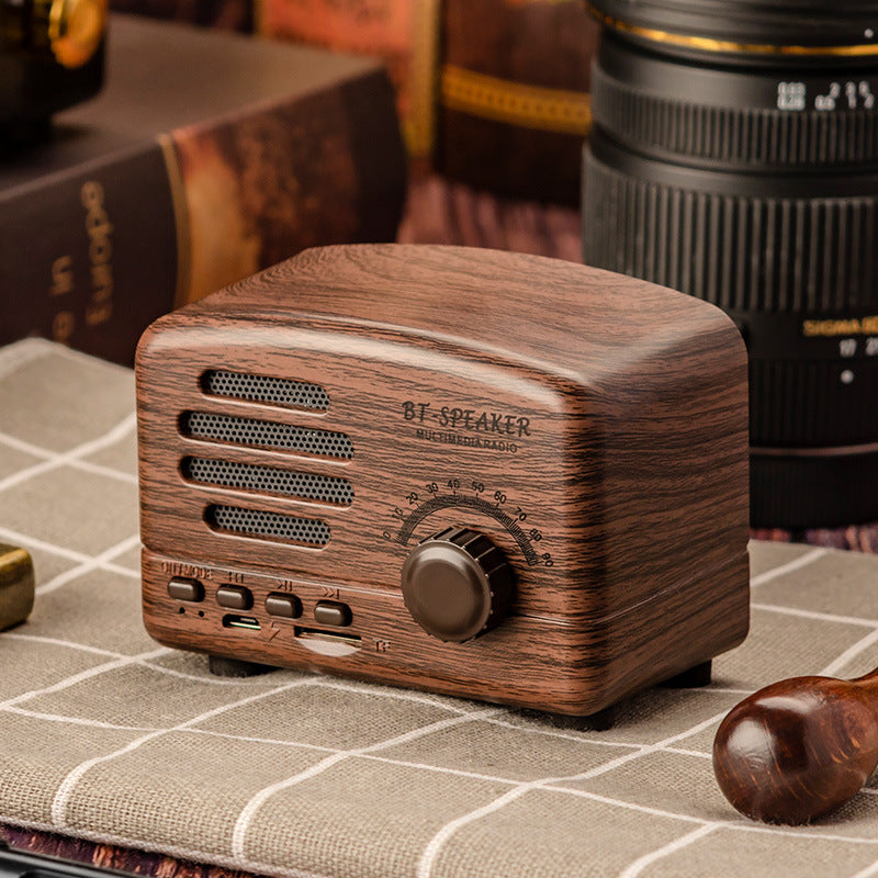Wireless retro speaker outdoor portable bluetooth speaker little prince mini card radio ft-bt01plus