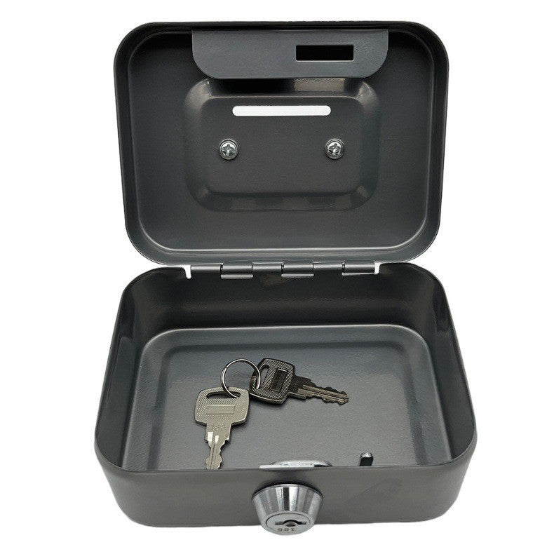 New  creative portable piggy bank storage box small with key storage box change box with lock piggy bank