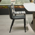 Foshan charlotte normcore chair accessible luxury modern casual ultra-migration leather for home dining table and chairs classy designer dining chair