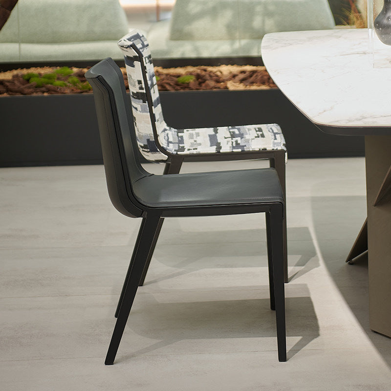 Foshan charlotte normcore chair accessible luxury modern casual ultra-migration leather for home dining table and chairs classy designer dining chair