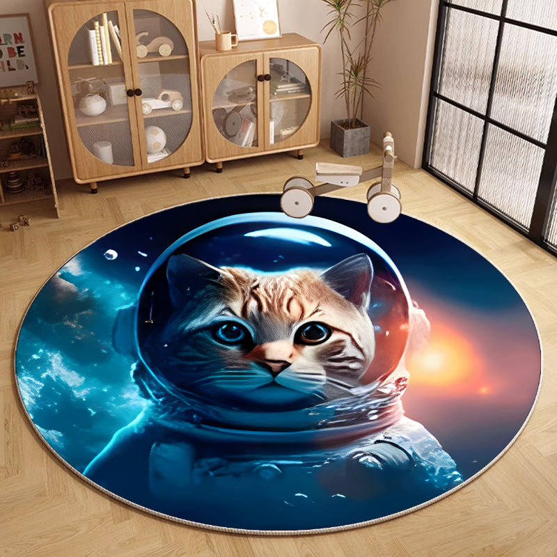 cat round carpet living room sofa coffee table floor mat hanging basket rocking chair foot pad bedroom bedside blanket
