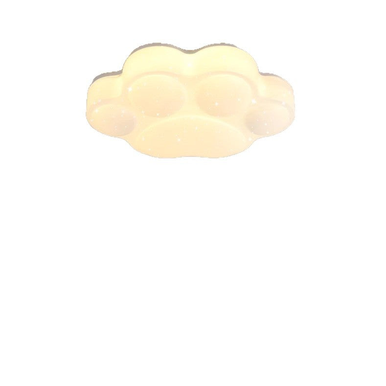 Cream Wind Bedroom Light LED Ceiling Light Room Main Light Modern Minimalist Cat's Claw Children's Room Lighting E