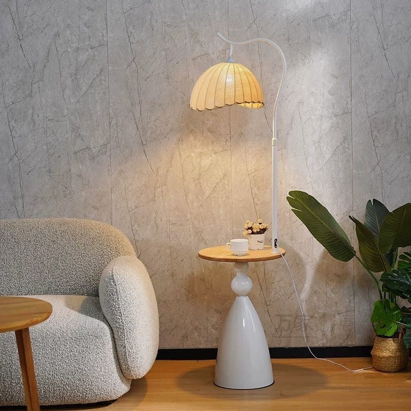 Medieval style floor lamp living room sofa bedroom bedside sunset classy creative popular vertical fishing lamp