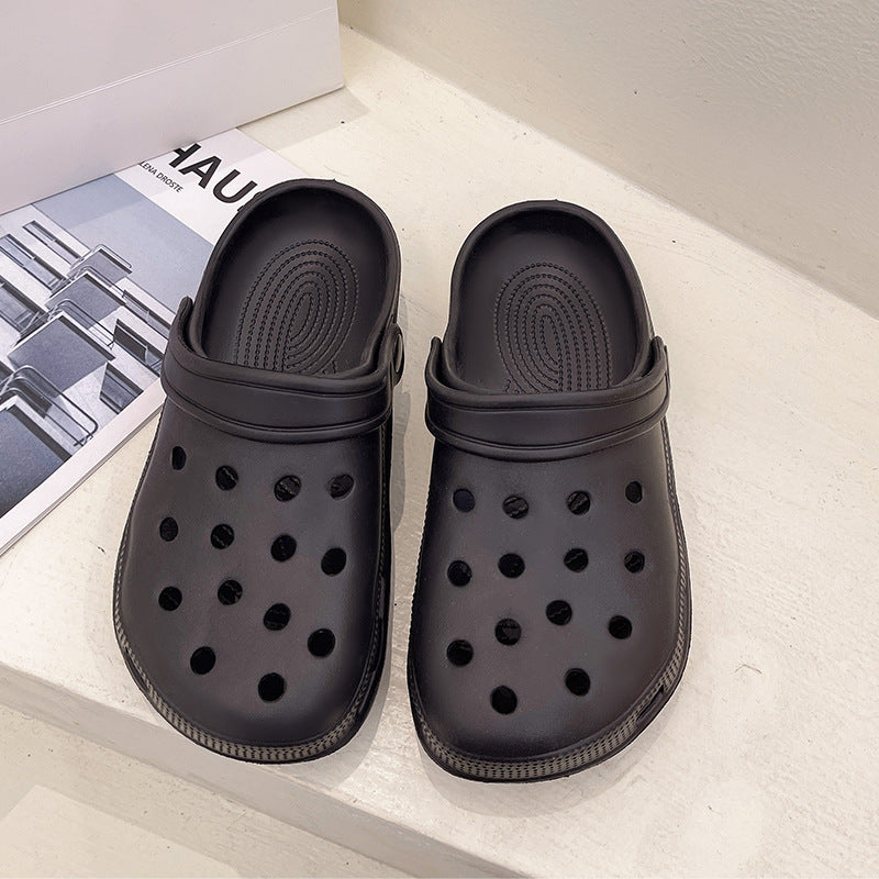Eva clogs women's summer fun thick sole cute outdoor wear soft sole lightweight beach anti-slip sandals slippers women cartoon