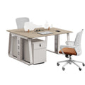 Shengli employee desk and chair combination computer desk and chair casual modern staff desk workstation card slot