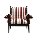 Red wu chair single sofa chair down detachable washable retrob&b designer living room lazy casual chair