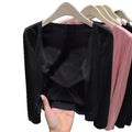 Amazon fashion cross-border women's new arrivalcasual thin easiest for matchknittingcardigan women's looseslimming look sun protection shirt