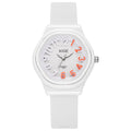 New candy-colored silicone strap waterproof women's watch student watch dopamine color block quartz watch - wholesale from manufacturer