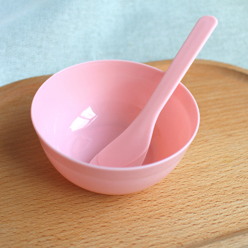 Beauty tools film adjustment bowl scale measuring chain spoon 5g15g facial mask brush stick soft mask powder spoon facial mask bowl wholesale