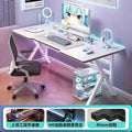 Desk - minimalist home office desk, student study writing desk, bedroom computer desk, simple table, gaming desk