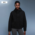 Light outdoor waterproofabrasion resistant hooded outwearcasuallooseeasiest for match windproof short windbreaker jacket for women autumn d25126