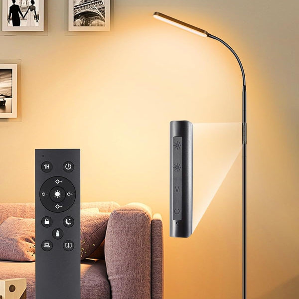 LED super bright floor lamp sofa living room bedroom study reading lamp simple modern eye protection standing desk lamp standing lamp