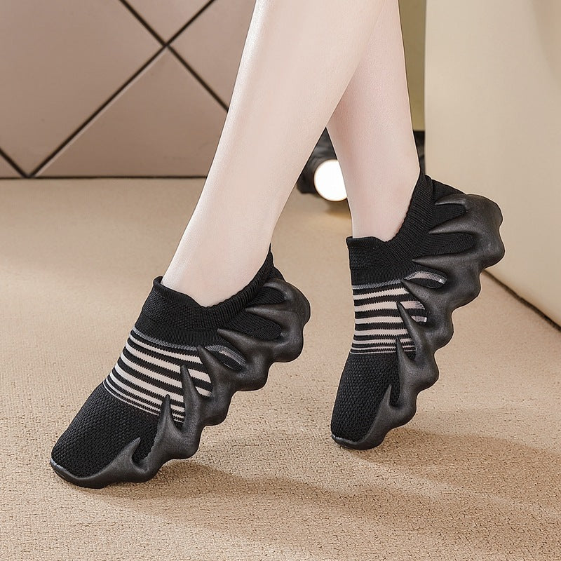 2025 summer new arrival: women's octopus sneakers - athletic, casual, mesh, breathable, flyknit running shoes