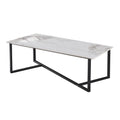 Italian style coffee table, minimalist modern living room creative rock slab tea table dining table, geometric coffee table - perfect for small spaces