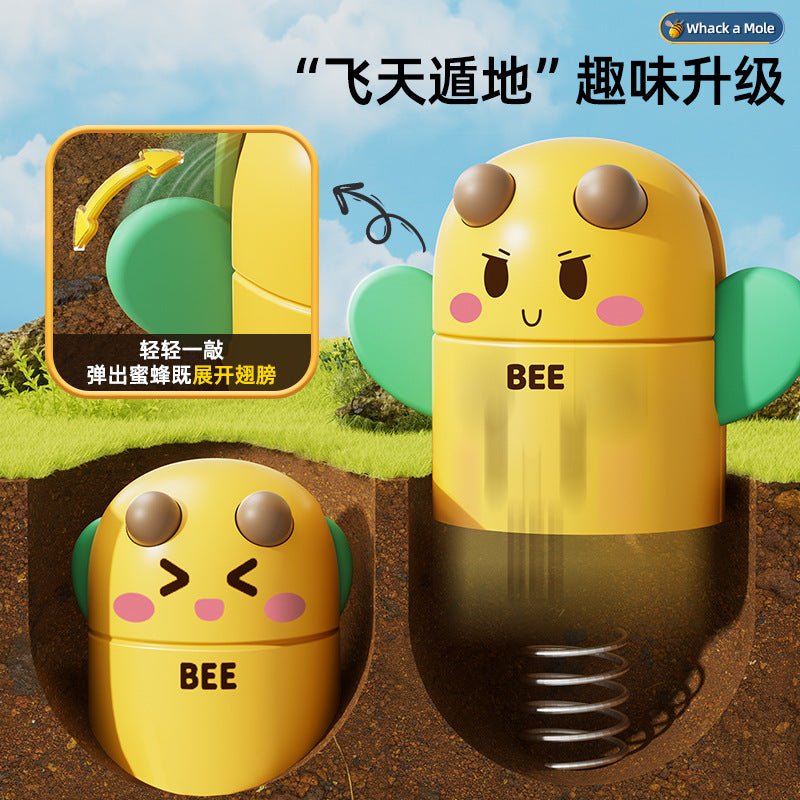 Douyin's same style bee whack-a-mole kids toy for boys and girls, babies, infants, early education, intelligence, brain-stimulating beating