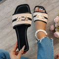 summer new arrival: plus-size women's flat slippers for cross-border e-commerce. available in sizes 36-43. wholesale options available. dropshipping to  and