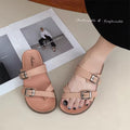 2026 flip-flops new arrivalk-styleretroeasiest for matchflats one-line slippers outwearcasual beach flip-flops women