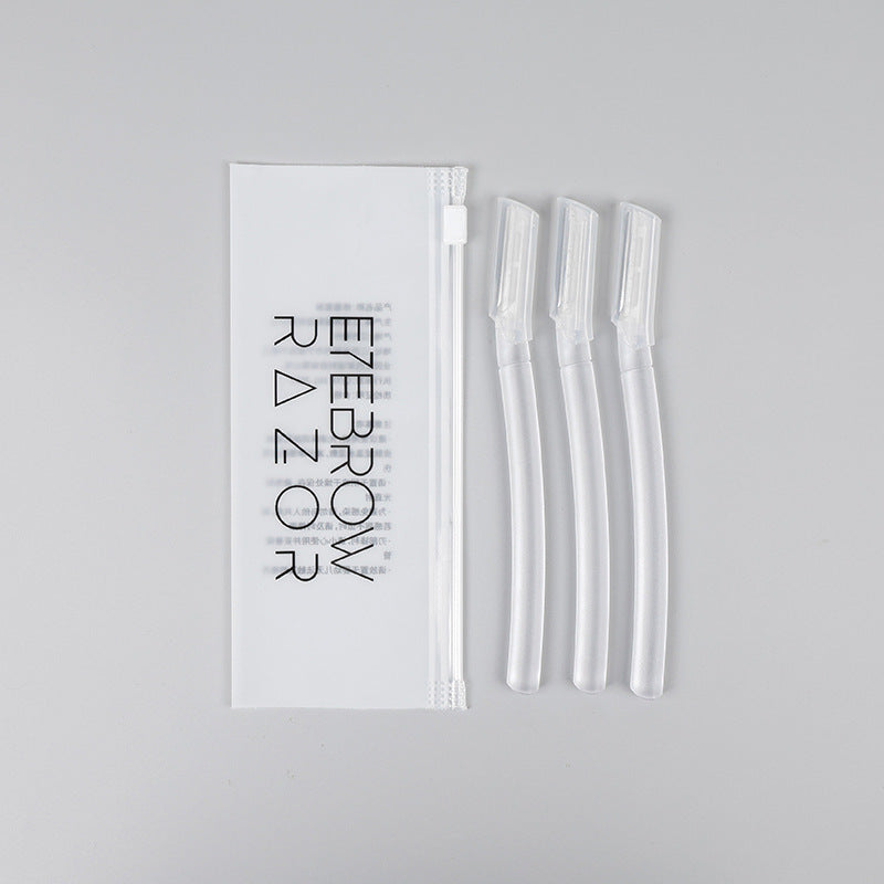 Eyebrow razor set for women - precision safety razor, beauty tool, eyebrow trimmer & scissors - wholesale from manufacturer