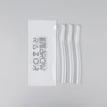 Cpe zipper bag-long 115# transparent 3-pack