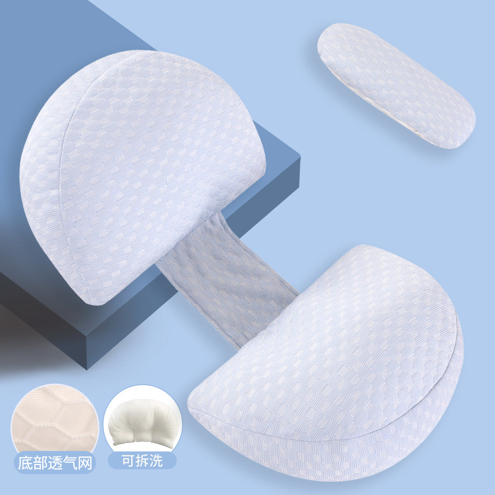 Pregnancy pillow - multi-functional support for side sleepers: u-shaped pillow for back, waist, and belly support - perfect for relaxation and comfort