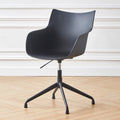 Business plastic chair computer chair reception negotiation chair restaurant stool thickened backrest chair office chair swivel chair for extended sitting
