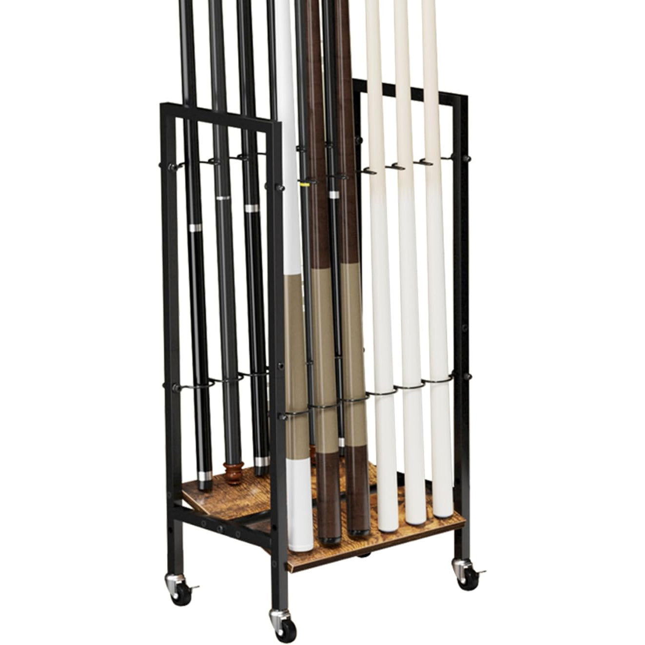 Source Factory Racket Billiard Club Stand Billiard Table with Storage Rack Storage Rack