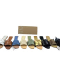 Za2024summernew arrival women's shoes flats cow leather sandals one strap sandals open toe back empty beach shoes outwear