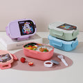 Cartoon 304 stainless steel lunch box - microwaveable, divided, leak-proof, portable student lunch container