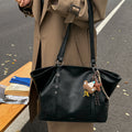 classy retro tote bag for women 2025new arrival super popular european and american shoulder bag soft leather large capacity armpit bag