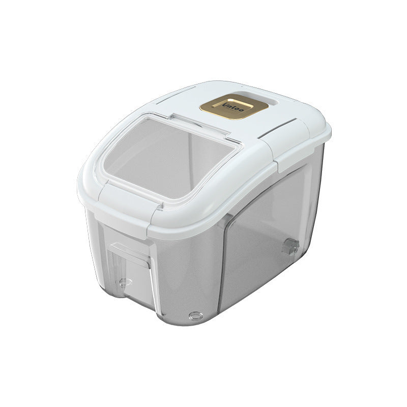 New rice bucket insect-proof moisture-proof sealed rice tank rice flour cat food dog food storage box household storage rice storage box