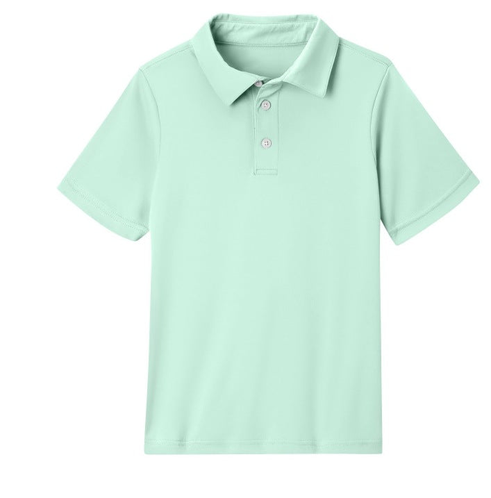 cross-border   kids' everyday casual short-sleeve solid color tops t-shirts polo shirts