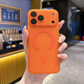 Ultra-thin ice mist magnetic full coverage pc case for iphone 17 pro max, iphone 15, iphone 11, and iphone 16
