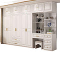 Modern minimalist wardrobe for home bedroom, rental apartment, storage, small apartment cabinet with vanity corner closet