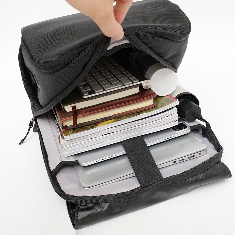 Cross-border men's backpack fashion casual women's backpack high sense travel backpack business waterproof computer bag