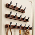 Walnut door back hook strong adhesive punch-free strong load-bearing storage rack hook entrance clothes hanger storage