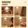 Smart voice-activated night light - plug-in, remote-controlled, soft light, eye-care, sleep companion for baby feeding, bedroom bedside lamp