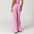 Amazon's new arrivalfashion brushed drape wide-leg loosecasual pants sports fitness elastic drawstring tie backpants