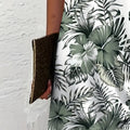 wholesale women's short-sleeved dresses, fashionable women's dresses for spring, summer, and autumn, new cross-border printed designs