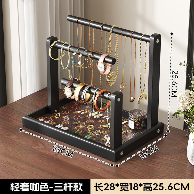 Wooden entryway rack, entrance door, entrance key rack, table decoration, decorative display rack, jewelry storage rack