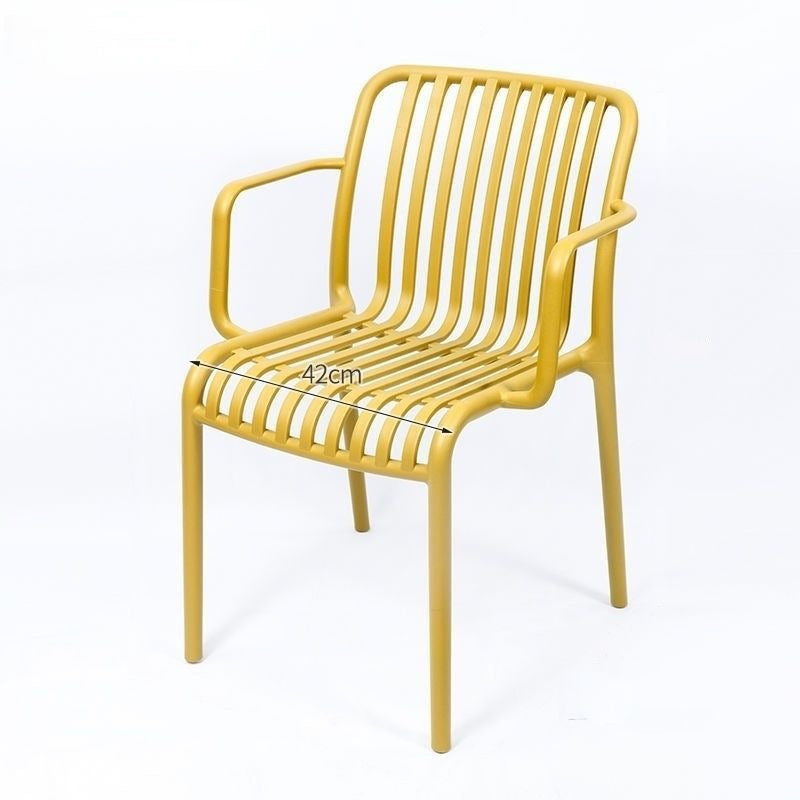 Langyujia outdoor chair casual scandinavian back plastic chair chair restaurant dining chair new arrival summer  plastic